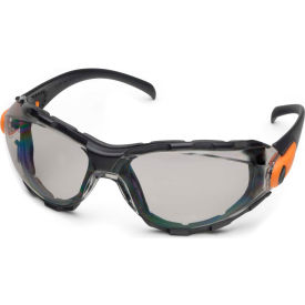 Elvex® Go-Specs™ Foam Lined Safety Glasses Gray Lens Black Frame WELGG40GAF