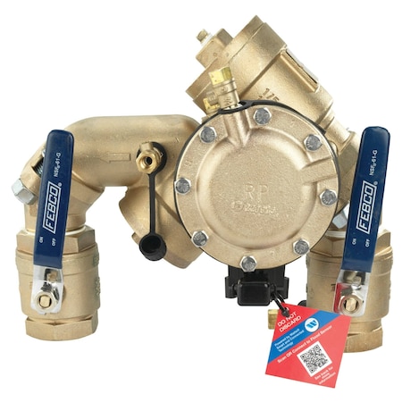 Reduced Pressure Zone Backflow Preventer MPN:1 1/2 LF825YA-QT-RP-FS