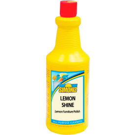 Simoniz® Lemon Shine Furniture Polish Lemon 32 oz. Bottle 12 Bottles - L2045012 L2045012