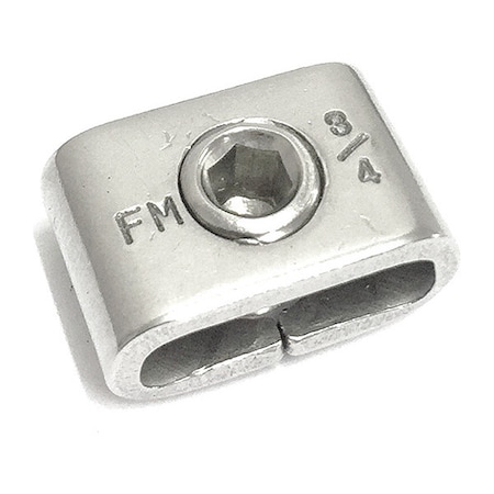 Screw-Lokt Buckle, 304 Stainless Steel, 3/4