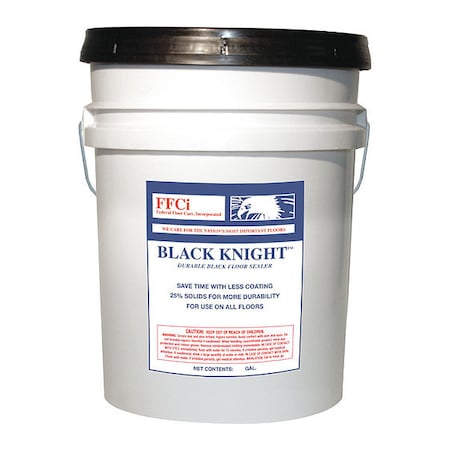 Durable Blk Floor Sealer/Finish, 5 gal. MPN:19536