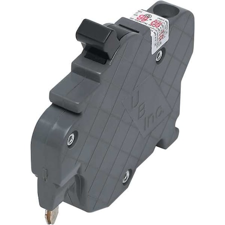 Miniature Circuit Breaker, UBIF Series, 40A, 1 Pole, 120/240V AC, 10kA at 120V AC MPN:UBIF040N