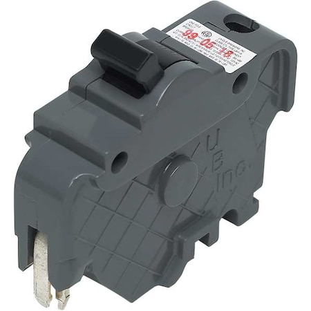 Miniature Circuit Breaker, UBIF Series, 50A, 1 Pole, 120/240V AC, 10kA at 120V AC MPN:UBIF50N