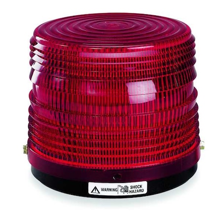 Strobe Light, Red, Flash Tube, 24VDC MPN:141ST-024R