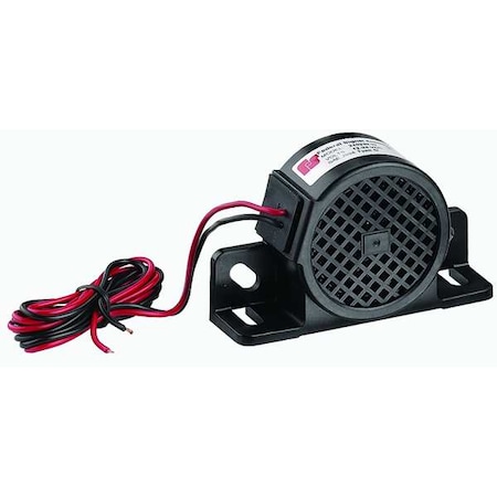 Back Up Alarm, 97dB, 12 to 24VDC, Black MPN:210239-W