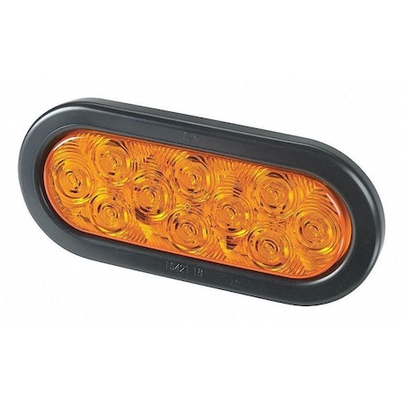 Flashing LED Light, LED, Amber, 6-13/32in L MPN:607101-02SB