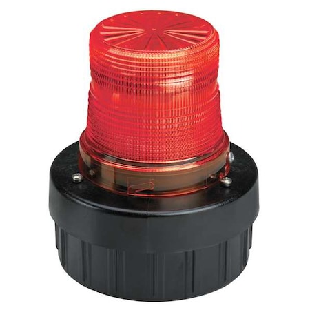 Warning Light w/Sound, LED, Red, 24VDC MPN:AV1-LED-024R