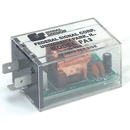 ALTERNATING LIGHTBAR FLASHER 20 AMP MPN:FA3-SC