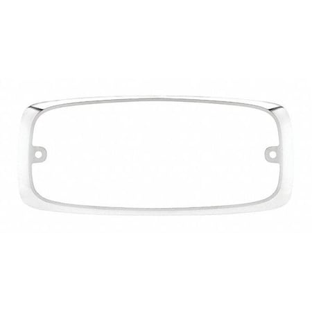 Bezel, Chrome, Poly, 7
