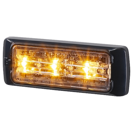 Emergency Light, 3-LED, Amber, Clear Lens MPN:MPS31U-A