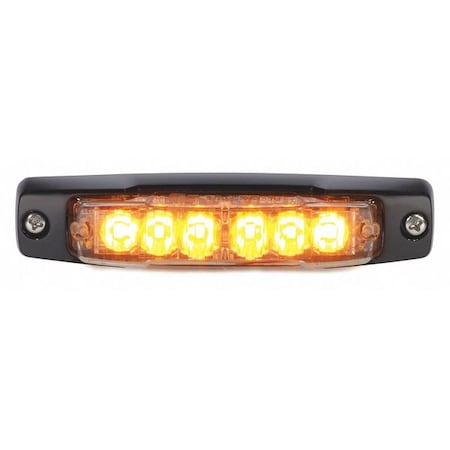 Warning Light, Amber, 12V DC, Variable FPM, Not Applicable Dia. MPN:MPSC-A