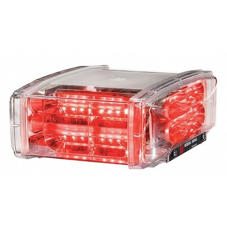 Mini Light Bar, LED, Red, Permanent MPN:NVG10-4RF