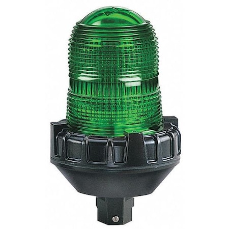 Strobe Light, Green, Strobe Tube, 24V DC, 80 FPM, 5 1/2 in Dia., 3/4 in NPT Pipe MPN:154XST-012-024G