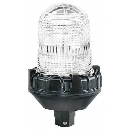 Strobe Light, Clear, Strobe Tube, 24V DC, 80 FPM, 5 1/2 in Dia., 3/4 in NPT Pipe MPN:154XST-024C-CN