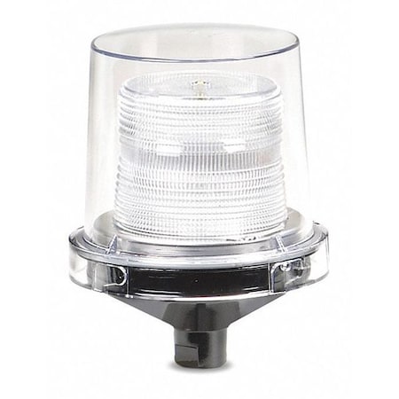 Strobe Light, Clear, Strobe Tube, 24V DC, 80 FPM, 5 1/2 in Dia., 1/2 in NPT Pipe or Surface MPN:224XST-024C