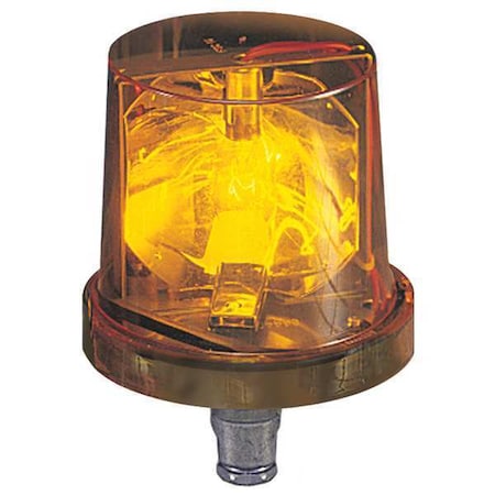 Warning Light, Amber, Incandescent, 120V AC, 90 FPM, 5 1/2 in Dia., (F) 1/2 in NPT MPN:225-120A