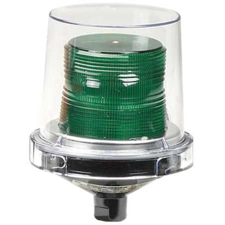 Warning Light, Green, Incandescent, 120V AC, 90 FPM, 5 1/2 in Dia., (F) 1/2 in NPT MPN:225-120G