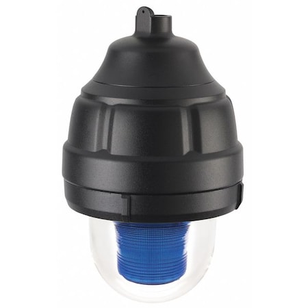 Strobe Light, Blue, Strobe Tube, 24V DC, 60 FPM, 8 13/16 in Dia., Surface MPN:24XST-024B-MOD