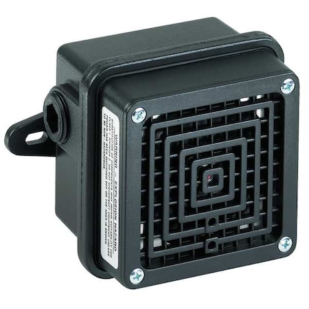 Signaling Device, Bell, Continuous, 120V AC, 100dB at 10 ft, Zinc w/Polyurethane Finish, Black MPN:350WBX-120