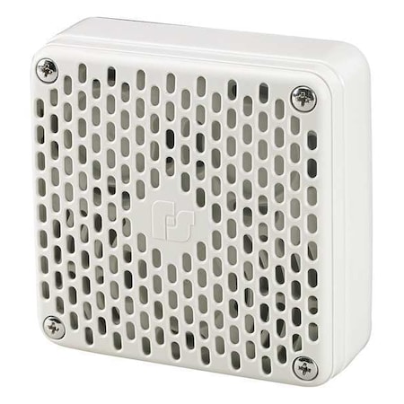 Horn, Horn, Continuous, 12 to 24V DC, 16 to 33V DC, 90 dB, Plastic, Gray, Surface Mount MPN:450E-024