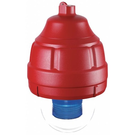 Strobe Light, Blue, Strobe Tube, 24V DC, 80 FPM, 8 27/32 in Dia., Surface MPN:FSEX-24PMB-MOD