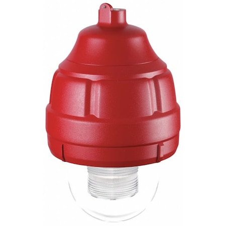 Strobe Light, Clear, Strobe Tube, 24V DC, 80 FPM, 8 27/32 in Dia., Surface MPN:FSEX-24PMC-MOD