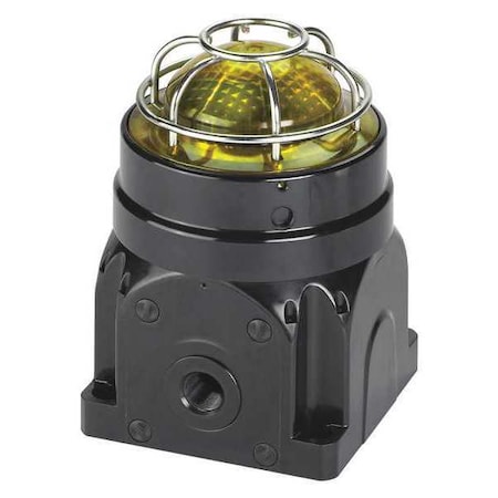 Warning Light, Yellow, LED, 120 to 240V AC, 60, 75, 90 FPM, Not Applicable Dia., Surface MPN:G-LED-AC-D-Y
