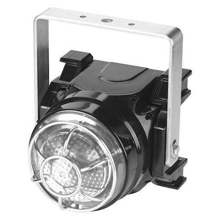 Warning Light, Clear, LED, 120 to 240V AC, 60, 75, 90 FPM, Not Applicable Dia., U-Bracket MPN:G-LED-AC-T-C