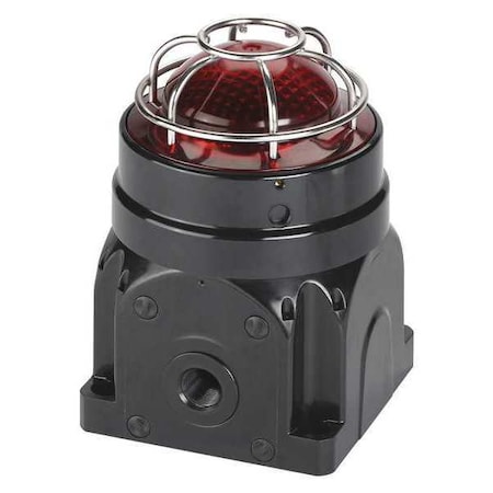 Warning Light, Red, LED, 24V DC, 60, 75, 90 FPM, Not Applicable Dia., Surface MPN:G-LED-DC-D-R