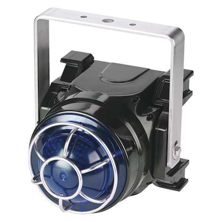 Warning Light, Blue, LED, 24V DC, 60, 75, 90 FPM, Not Applicable Dia., U-Bracket MPN:G-LED-DC-T-B