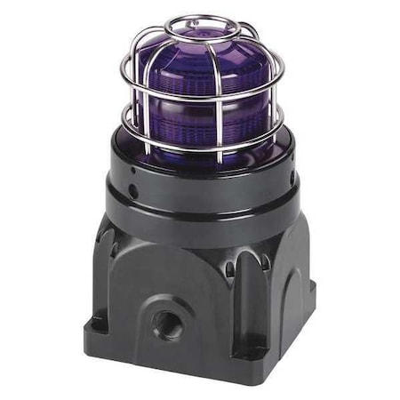 Strobe Light, Magenta, Xenon, 120V AC, 60 FPM, Not Applicable Dia., Surface MPN:G-STR-120-D-M