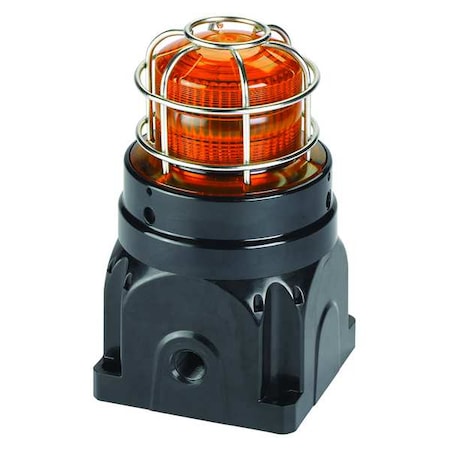 Strobe Light, Amber, Xenon, 220 to 240V AC, 60 FPM, Not Applicable Dia., Surface MPN:G-STR-230-D-A