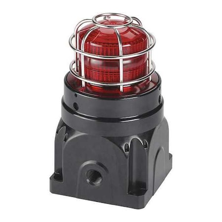 Strobe Light, Red, Xenon, 220 to 240V AC, 60 FPM, Not Applicable Dia., U-Bracket MPN:G-STR-230-T-R