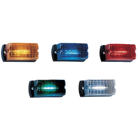 Warning Light, Green, LED, 12V DC, 80 FPM, Not Applicable Dia., Surface MPN:LP1-012G