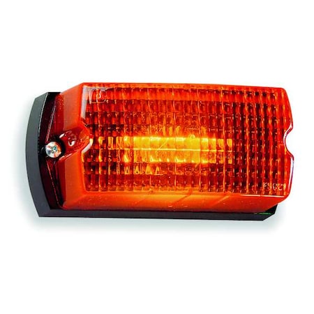 Warning Light, Amber, Strobe Tube, 120V AC, 80 FPM, Not Applicable Dia., Surface MPN:LP1-120A