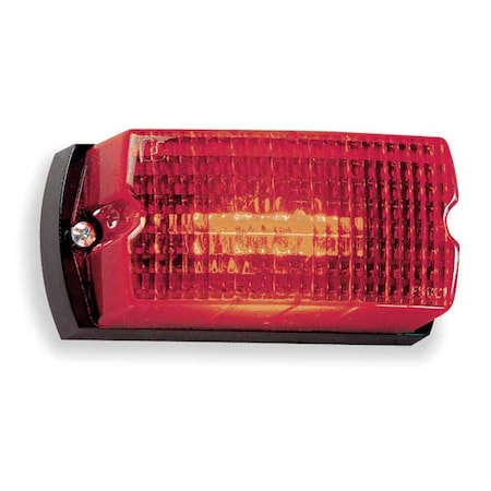 Warning Light, Red, Strobe Tube, 120V AC, 80 FPM, Not Applicable Dia., Surface MPN:LP1-120R