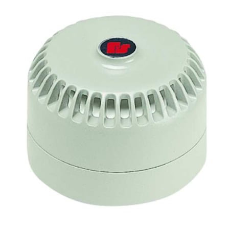 Low Profile Mini Sounder, Siren, Continuous, 9 to 28V DC, 82 to 100dB, ABS Plastic, White MPN:LP4-09-028