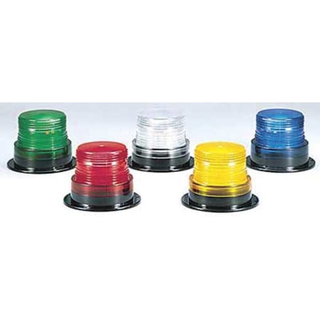 Warning Light, Red, Strobe Tube, 120V AC, 65, 95 FPM, 5 in Dia., Surface MPN:LP6-120R