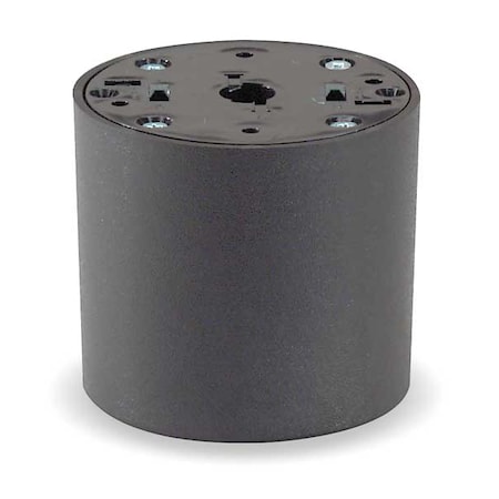 Mounting Base, 120V AC, Black, 3 3/8 in Dia., 4 in Height, LSL Series MPN:LSB-120