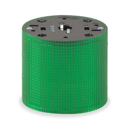 Tower Light Module, 120V AC, Green, 3 15/16 in Dia., 3 1/4 in Height, Incandescent, LSL Series MPN:LSL-120G