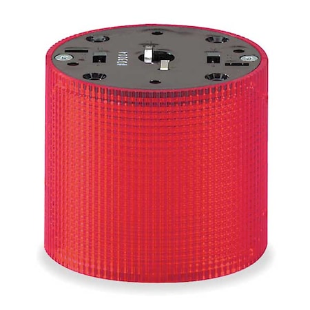 Tower Light Module, 120V AC, Red, 3 15/16 in Dia., 3 1/4 in Height, Incandescent, LSL Series MPN:LSL-120R