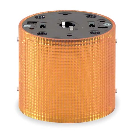 Tower Light Module, 120V AC, Amber, 3 15/16 in Dia., 3 1/4 in Height, LED, LSLD Series MPN:LSLD-120A