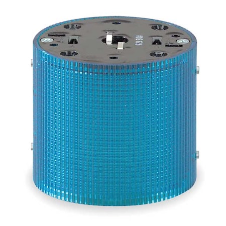Tower Light Module, 120V AC, Blue, 3 15/16 in Dia., 3 1/4 in Height, LED, LSLD Series MPN:LSLD-120B