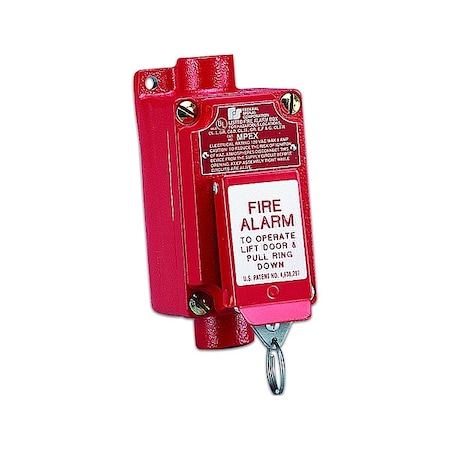 Fire Alarm Pull Station, Red MPN:MPEX