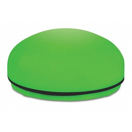 Warning Light, Green, 3 29/32 in Lens Dia., 1 43/64 in Height, Polycarbonate Lens, Wire, LED MPN:SLM300G