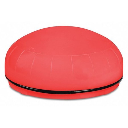 Warning Light, Red, 3 29/32 in Lens Dia., 1 43/64 in Height, Polycarbonate Lens, Wire, LED MPN:SLM300R