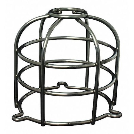 Dome Guard, Silver, 5 in Dia., Surface MPN:SLMDG2