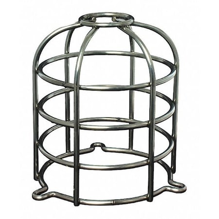 Dome Guard, Silver, 5 in Dia., Surface MPN:SLMDG3