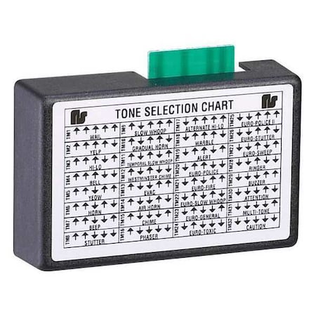 Tone Module, Siren, Continuous, Plastic, Black MPN:UTM