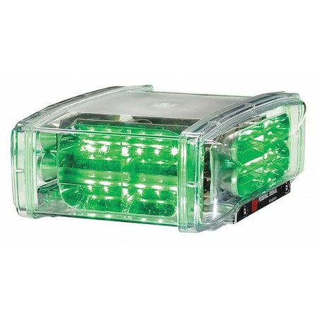 Mini Light Bar, LED, Green, Permanent MPN:NVG10-4GF